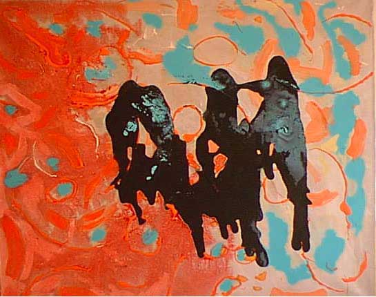    <br>Funny group<br>100x120, 2001 