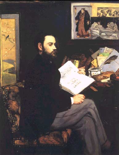 Портрет Эмиля Золя, 1868г.