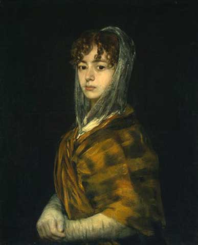 Senora Sabasa Garcia. c. 1806-1807. Oil on canvas, 71 x 58 cm. The National Gallery of Art, Washington, DC, USA. 